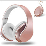 Bluetooth Headphones Over-Ear, Foldable Wireless and Wired Stereo Headset