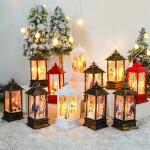 Christmas Lantern Light Merry Christmas Decorations for Home 2021 Navidad Christmas Tree.
