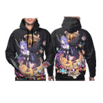 Children's unisex clothes Horror oversized Hoodie 110-6XL size Hoodies.