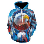 3d Fun Design Usa Flag Hoodie Fashion Men's And Women's Sports Street Wear Skateboard.