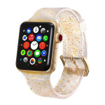Apple Watch band 40mm 44mm iWatch 38mm 42mm Bling silicone watchband bracelet Apple watch 4 3 5 se 6.
