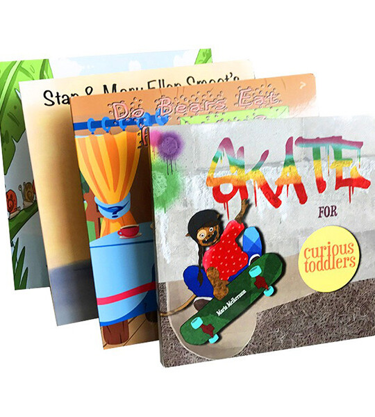 custom full color glossy paper kids story book printing for children