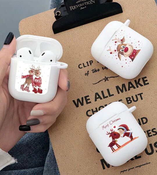 Airpods 2 1 Case Soft Silicone Luxury Cover Fundas For Air Pods Case Earphone Accessories Capa.