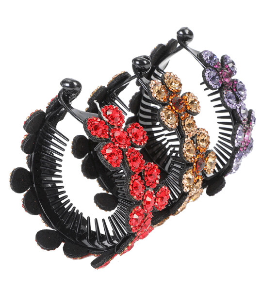 Crystal Rhinestone Hair Claws for Women Hair Clips