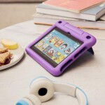 Fire HD 8 Kids tablet, 8" HD display, ages 3-7, 32 GB, Purple Kid-Proof Case