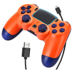 Wireless Controller Compatible PS4 With Charging Cable