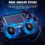 Wireless Game Controller Compatible with PS4  Motion Motors Blue