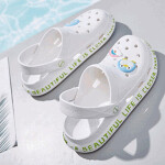 Women Beach Slip on Loafer Sandals Comfortable Cartoon Cute Rubber Clogs Slid Slippers