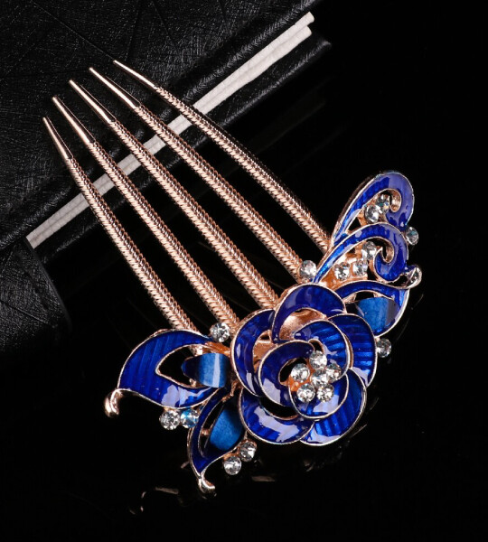 Flower Hairpin Barrette Clips ornaments For  Women Hair Jewelry Accessories