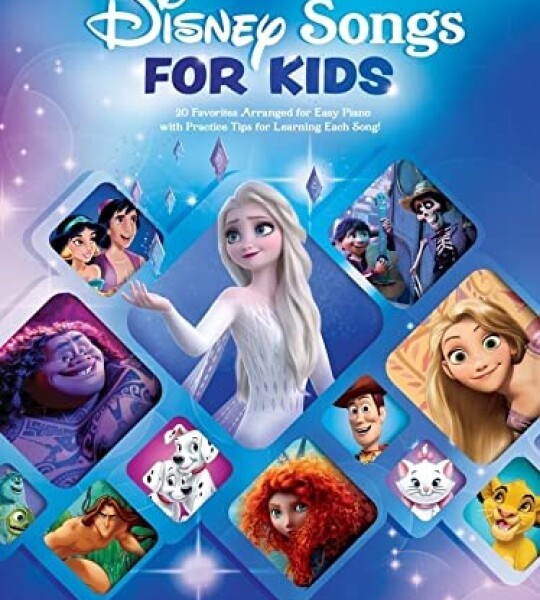 Disney Songs for Kids - Easy Piano Songbook Paperback 2022