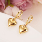 14 k Yellow Solid Gold Necklaces earrings Women girls party jewelry sets gifts