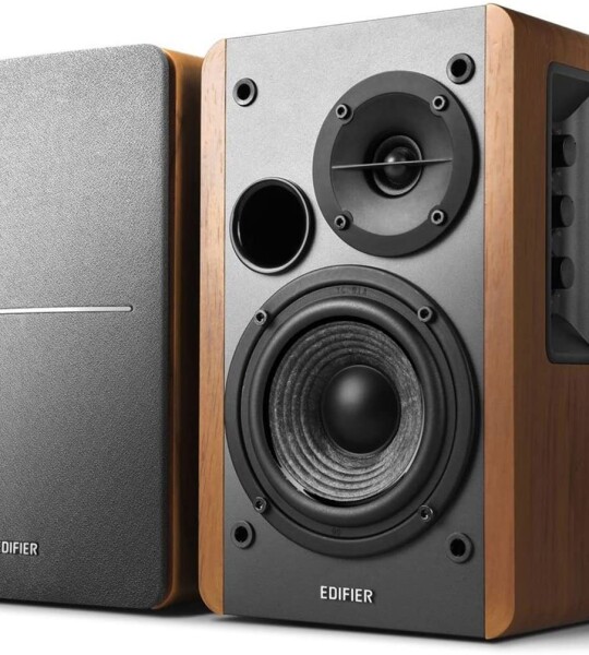 Edifier R1280T Powered Bookshelf Speakers - 2.0 Stereo Active Near Field Monitors - Studio Monitor Speaker - Wooden Encl