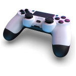 Wireless Controller Dual Vibration Game Joystick Controller for PS4 white