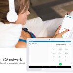 10.1" Inch Android Tablet PC,3G Unlocked Phablet 4GB RAM 64GB Storage with Dual sim Card Slots and Cameras, Tablet PC wi