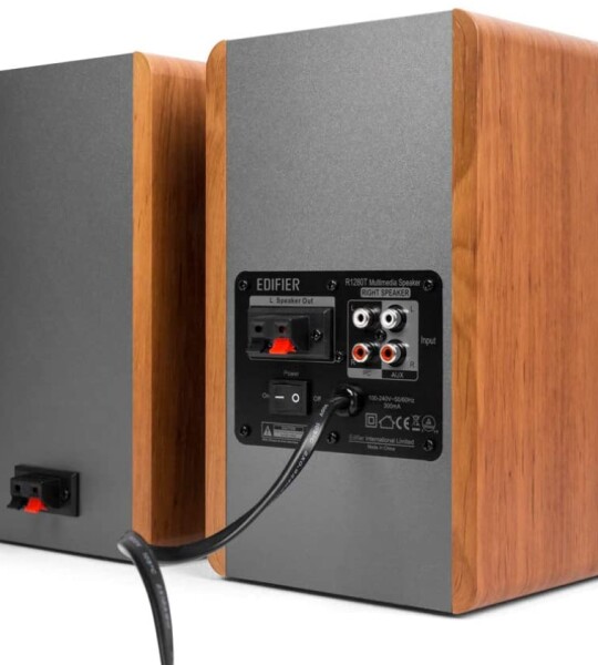 Edifier R1280T Powered Bookshelf Speakers - 2.0 Stereo Active Near Field Monitors - Studio Monitor Speaker - Wooden Encl