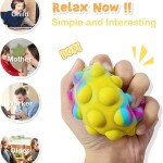 Pop Fidget Ball Popper Its Toys, Pop Ball It Fidget Toy Food Grade Silicone Sensory Toys Stress Balls for Kids