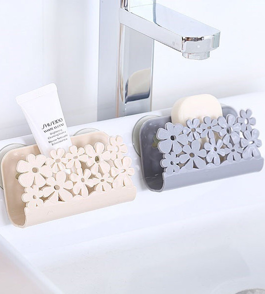 1P Flower Sponge Holder Soap