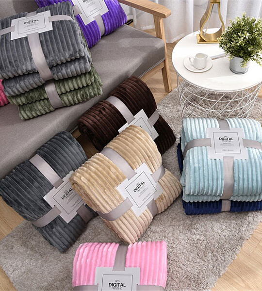 Blanket Flannel Fleece Soft Adult Bed Cover Winter Warm Stitch Fluffy Bed Linen Bedspread for Sofa Bedroom.