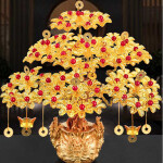 Tree Craft Natural Crystal Office Creative Home Room Decor.