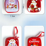 Christmas Ornaments for Home Merry Christmas Gift Coin Bag.