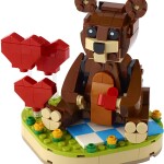 Valentine’s Brown Bear 40462 Building Kit