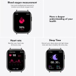 Smart Watch, Smart Watches for Men Women Full Touch Screen Fitness Tracker, Smartwatch for Men Women