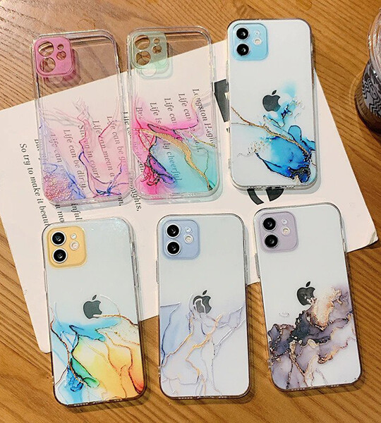 Marble Phone Case For Iphone 11 Cases Luxury Silicon Funda Iphone12 12 Pro Max