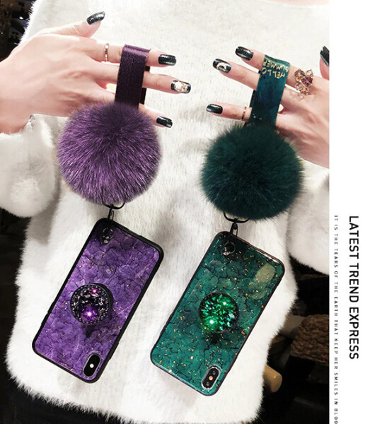 Fashion Diamond Bracket Hard Case For Iphone 11 12 Pro Max Mini 7 8 Plus Xr X Xs Max.