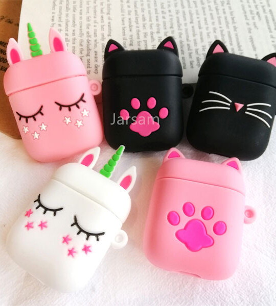 For AirPods Case Cute Biscuits Earphone Cases For Airpods 2 Funny Protect Cover.