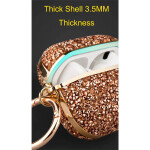 Apple Airpods With Diamond Drop-Proof Bluetooth Earphone Box For Apple Air Pods Charging Box Bag.