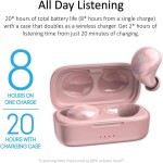 Wireless Earbuds, Bluetooth in Ear True Cordless with Hands Free Call MEMS Microphone