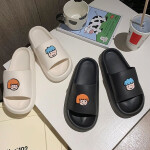 Summer Slippers Sandals Beach Slides Flip Flops Cartoon Bear Dog Tiger Thick Soled Boys & Girls