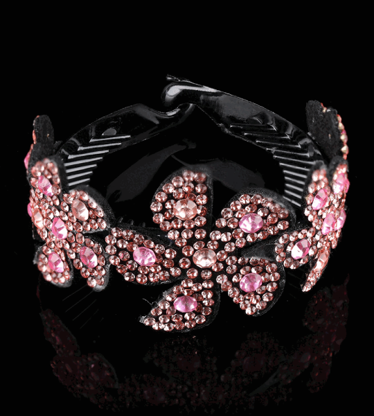 Women Hair Claws Headwear Rhinestone Flower Hairpin Bird Nest Floral Clip Meatball Hair Accessories