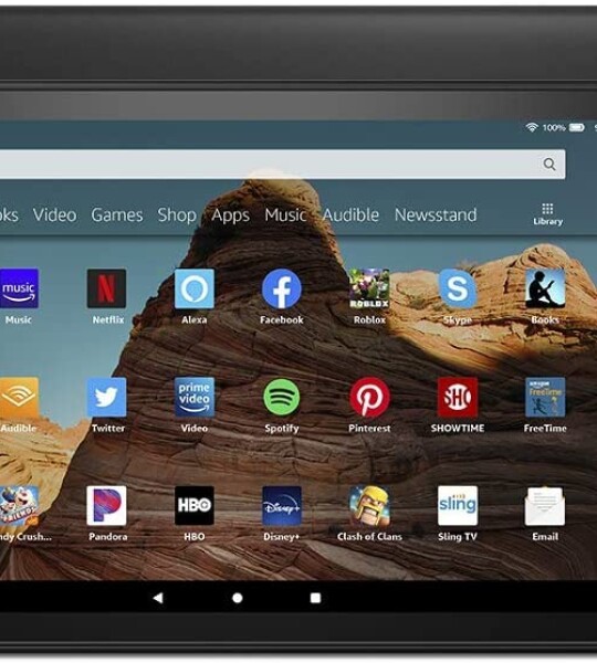 Certified Refurbished Fire HD 10 Tablet (10.1" 1080p full HD display, 32 GB) – Black (2019 Release)