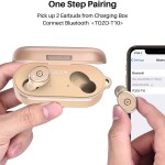 TOZO T10 Bluetooth 5.3 Wireless Earbuds with Wireless Charging Case IPX8 Waterproof Stereo Headphones