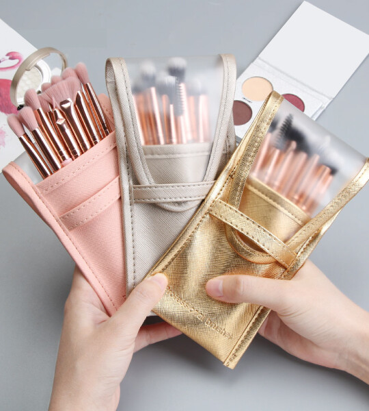 Portable Makeup Brushes Case Empty Bag
