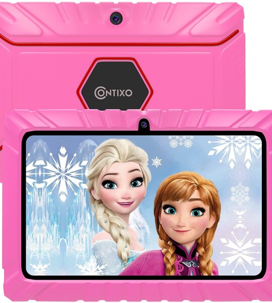 Contixo Kids Tablet V8, 7-inch HD, Ages 3-7, Toddler Tablet with Camera, Parental Control - Android 11, 16GB, WiFi, Lear