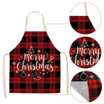 Christmas Apron Christmas Decorations for Home Kitchen Accessories 2022 New Year Christmas Gifts.