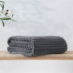 Warm Flannel Blankets Winter Solid Color for Baby Kids for Sofa Beds Quality Plaid Car Travel Blanket.