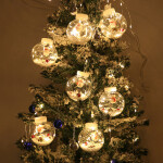 Christmas Ornament Ball LED String Lights New Year 2022 Home Garden Decoration Merry Christmas Decorations