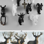 Hanging Holder Wall Home Strong Seamless Sticking Hook Decorative Hook Creative Animal Hooks