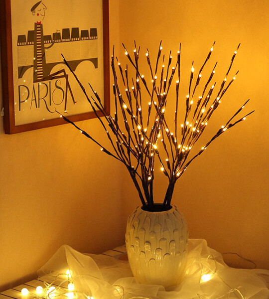 Christmas Decoration Tree Branch Light 20Leds String Lights for Christmas Decorations New Year Decoration