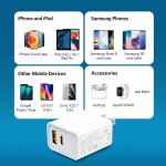 iPhone 13 12 Fast Charger, 2-Pack 20W USB C Wall Charger, Dual Port PD Power Delivery Fast Charge Block Plug for iPhone