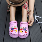 Female Beach Sandals Home Slippers Thick Sole Increased Flip Flops for Women