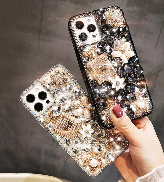 Diamond Cover For iPhone 11 12 Pro Max Xr Xs 8 7 Plus.