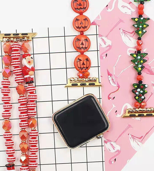 Apple Watch Series 7 Jewelry Belt 38mm/42mm Bracelet iwatch band 6 SE 5 4 40mm 44mm Christmas tree.