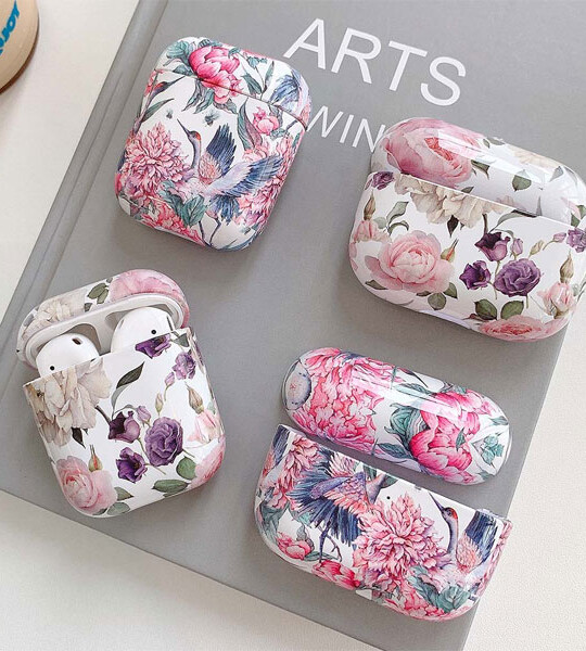 AirPods 2 Pro Cases Cute Colorful Vintage Hard PC Smooth Protective Cover for AirPod 2 3 Air Pods Case.