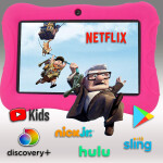 Kids Tablet V9  Android 10 Ages 3 To 7 Pink 32GB