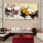 Flowers Oil Painting on Canvas Posters and Prints Cuadro Wall Art Pictures For Living Room