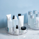 360 Rotation Transparent Rotatable Plastic Storage Box